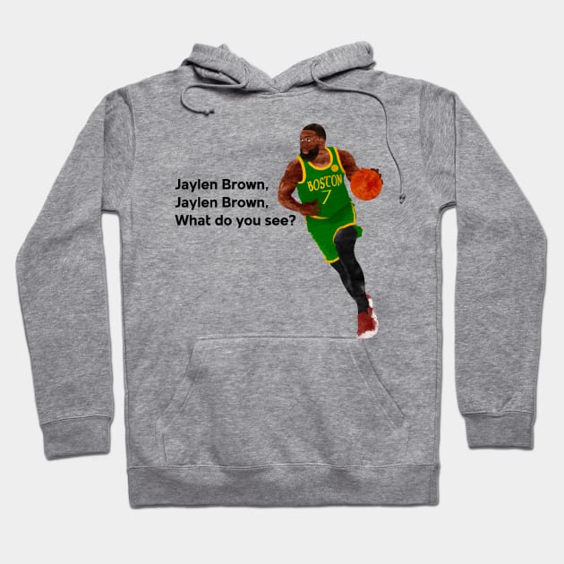 Jaylen Brown x Eric Carle Hoodie by rodeobot